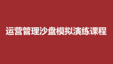 安徽战略管理与经营决策沙盘